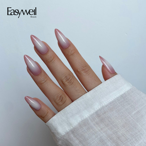 Easywell Nouvelle Collection de <span class=keywords><strong>Faux</strong></span> <span class=keywords><strong>Ongles</strong></span> en <span class=keywords><strong>Gel</strong></span> Acrylique Souple, Forme Amande Dégradée, Haute Qualité, Vente en Gros, avec Colle, <span class=keywords><strong>Kit</strong></span> d'<span class=keywords><strong>Ongles</strong></span> à Presser - Product Image 1