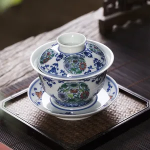 Wholesale Light Luxury Tea Set Retro Kung Fu Cup Master Single Cup Chinese Individual Cup Sample Tea