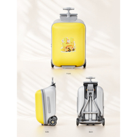 Valise trolley multifonctionnelle en ABS avec roulettes pivotantes, 20 pouces, séparation sec/humide, siège bébé, port USB, légère