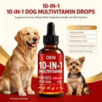 Vente en gros, usine chinoise, OEM, marque privée, gouttes de vitamines pour le soutien immunitaire quotidien