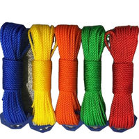 Corde en polyéthylène torsadée résistante aux UV, ficelle PE pour l'agriculture, l'emballage, la fabrication de filets de pêche, l'amarrage de bateaux, l'emballage extérieur
