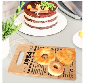 Meilleure vente Happy 40 Year Old Birthday Gifts <span class=keywords><strong>Vintage</strong></span> 1984 40th Birthday Decorations <span class=keywords><strong>Planche</strong></span> à découper en bambou - Product Image 4