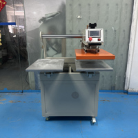 Presse à chaud automatique à haute efficacité 40*60mm hydraulique à Double Station Nouvelle condition Personnalisée DIY T-Shirt Impression Vêtement