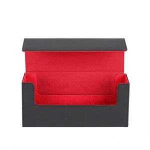 Étui de protection en cuir magnétique personnalisé FX de grande taille pour cartes, avec plateau double à rabat, haute qualité, personnalisable - Product Image 3