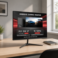 Écran d'ordinateur 27 pouces 1K 120Hz VA Full HD, 16,7 millions de couleurs, sans scintillement, temps de réponse de 1 ms, 99 % sRGB, pour étudiants, dortoirs, jeux et études
