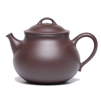 Théière en céramique artisanale Yixing Lingzhu 160 ml, ensemble de thé Kung Fu avec filtre - Fabricant en gros, emballage en boîte cadeau