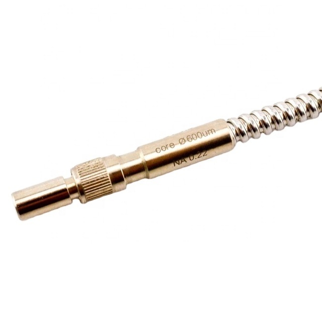 High Power Fiber Optic SMA905 Armored Laser Patch Cord