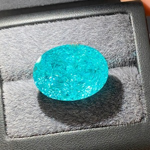 <span class=keywords><strong>Tormalina</strong></span> Colore Paraiba Taglio Ovale con Eccellente Qualità del Colore, Gemma Sciolta da 1-20 Carati, Pura come l'Occhio di un Angelo - Product Image 1
