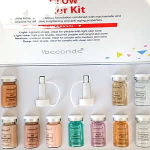Private Label <span class=keywords><strong>Bb</strong></span> Cream Glows Serum Ampolla <span class=keywords><strong>Bb</strong></span> Booster Starter Kit <span class=keywords><strong>Maquillaje</strong></span> semipermanente Base líquida - Product Image 4