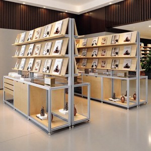 Marine Board Aluminum Profile Modern Simplicity <b>Display</b> Cabinet Rack 5 <b>Shelves</b> 200cm Height 80kg China Origin Storage - Product Image 5