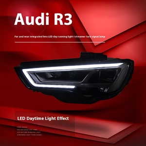 Nouvel ensemble de feux de jour à LED blancs avec clignotants, lentille de phare, pièces automobiles 12V 3000 Lm 5000K pour Audi A3/Q5/Q6 - Product Image 4