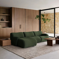 Canapé modulaire en tissu de luxe italien, compressé sous vide, moderne, capitonné, canapé d'angle, canapé de salon, canapé de maison