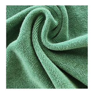 Wholesale 240gsm Combed Knitted Terry <b>Fabric</b> 80% Cotton 20% Polyester Toweling MOQ 150 KG Roll - Product Image 4