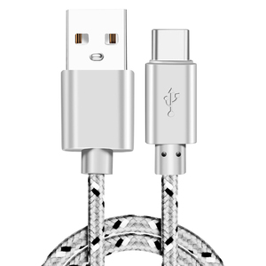 Câbles de charge <span class=keywords><strong>rapide</strong></span> en nylon tressé 1m/2m/3m USB Type C pour téléphones mobiles S8 S9 S10 S20 S21 (2026) - Product Image 4