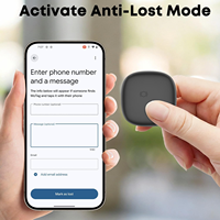 Traceur intelligent compatible Android, mini localisateur, dispositif de localisation pour bagages et véhicules, anti-perte pour téléphone portable et portefeuille, global