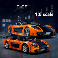 Cada C61502 Nouveau Kit de Modélisme MOC Voiture de Course 1:8 Télécommandée, Cadeau d'Assemblage pour Adultes, Ensembles de Blocs de Construction 3182 Pièces