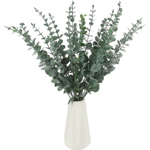 Ramillete de Hojas de Eucalipto Artificiales Imitación Sentai, 10cm-30cm, Plástico, Estilo Nórdico, Decoración para Bodas y Hogar - Product Image 4