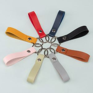 Custom Logo Promotion Fashion Business Gift <b>Leather</b> <b>Key</b> <b>Chain</b> Car <b>Key</b> Strap Waist Wallet KeyChains Keyrings PU <b>Leather</b> Keychain - Product Image 4