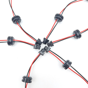 Kabel Harness Lampu Rem Terpasang Tinggi Custom Auto 2-Pin Connector FLRY-B-0.35mm dengan Selubung DJ70218Y dan Terminal 301F-2122S - Product Image 2