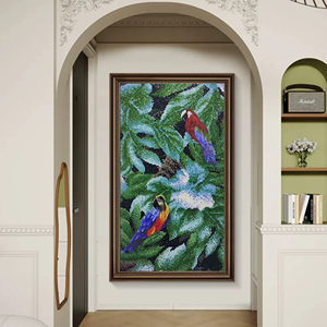Mural Decorativo 3D con Diseño Art Deco, Adhesivo para Pared Interior, para Baño, Sala de Estar, Piscina, Exterior, Escuela, Cualquier Lugar - Product Image 2