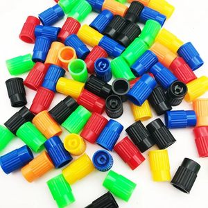 Capuchons de valve colorés en caoutchouc pour voiture, moto, vélo, avec outil de retrait intégré, pour valve américaine sans chambre à air - Product Image 2