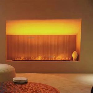 Insertar la mejor aplicación de <span class=keywords><strong>precio</strong></span> decorar <span class=keywords><strong>chimenea</strong></span> eléctrica 3D <span class=keywords><strong>chimenea</strong></span> <span class=keywords><strong>empotrada</strong></span> 700mm automático 3D LED llama decoración <span class=keywords><strong>chimenea</strong></span> de vapor de agua - Product Image 4