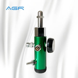 Regulador de Oxígeno Portátil Ajustable de 0-15L con Conexión de Tipo Clic G5/8 CGA540, Regulador de Oxígeno Médico - Product Image 1