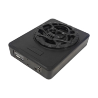 Subwoofer de voiture actif DSP 10 pouces, mince, 6.1 canaux, haut-parleur de basses sous siège avec amplificateur intégré, système audio 12V, fournisseur en gros