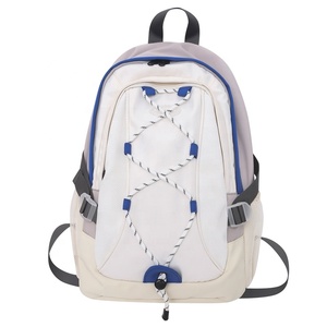 Large Capacity <b>Waterproof</b> Polyester <b>Backpack</b> With Zipper For Student Laptop Boys Girls <b>School</b> Casual Daypack - Product Image 3