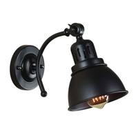 Lampe murale LED décorative de style industriel rétro américain en fer forgé pour bars, restaurants, cafés, cybercafés, couloirs