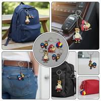 Porte-clés en PVC personnalisé avec logo, en relief 2D/3D, en caoutchouc souple, pour cadeaux promotionnels et pendentifs de sac – Vente en gros usine