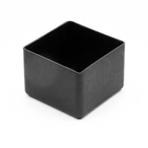 Système de montage solaire, capuchon de rail PV noir 40x40mm, capuchon d'extrémité étanche à la poussière, galvanisé à chaud - Product Image 4