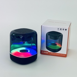Speaker Lampu Led <span class=keywords><strong>Model</strong></span> Baru 2022 Speaker Portabel Nirkabel E-3052 Speaker Bluetooth Murah - Product Image 5