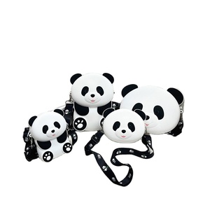Cute Kids Mini <strong>Panda</strong> Silicone Waterproof Coin Purse Make up Food Storage <strong>Bag</strong> Children Cartoon Crossbody Shoulder <strong>Bag</strong> - Product Image 1