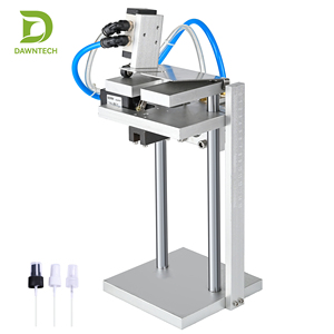 เครื่องตัดท่อพลาสติกแบบลม ใบมีดรูปตัววี สำหรับปั๊มน้ำหอม ขวดแชมพู โลชั่น หลอดดูดน้ำ ขวดเครื่องสำอาง - Product Image 1