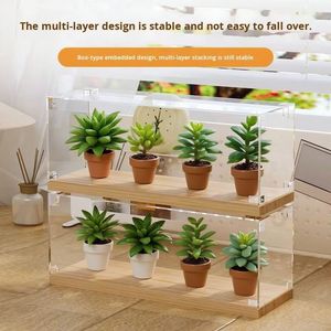 Trong suốt <span class=keywords><strong>Acrylic</strong></span> chống bụi sở thích hiển thị trường hợp cho LEGO bức tượng nhỏ mù hộp lưu trữ đứng Pop hiển thị trường hợp - Product Image 5