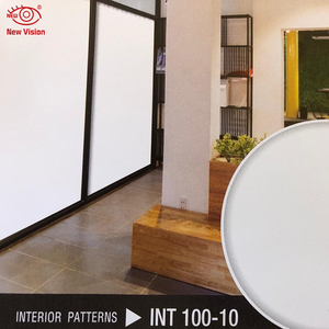 Gelo Pellicola Della Finestra <span class=keywords><strong>per</strong></span> la costruzione della parete di <span class=keywords><strong>vetro</strong></span> opaco colore bianco Unidirezionale auto <span class=keywords><strong>adesivo</strong></span> formato 1.52*30m decor privacy finestra film - Product Image 2