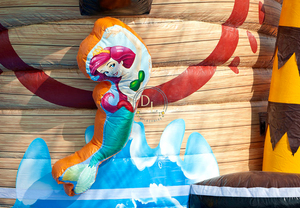 Piscine gonflable et parc aquatique mobiles géants commerciaux de Pirateship de <span class=keywords><strong>Waterworld</strong></span> avec le matériel de PVC de 0.55mm et la capacité> 1000KGS - Product Image 4