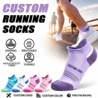 Chaussettes mi-mollet tricotées colorées personnalisées pour femmes, collection été 2026, en nylon et bambou respirants, avec design antidérapant