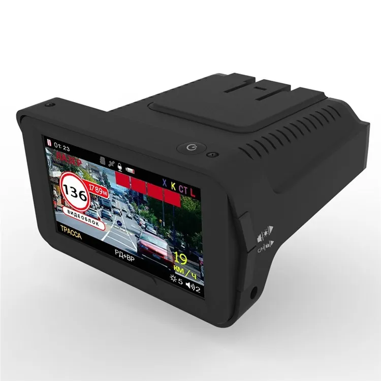 콤보 슈퍼 GPS 안티 레이더 탐지기 3 1 자동차 DVR + 레이더 탐지기 + GPS/GLONASS 수신기 1080P FHD 비디오 Karadar C308