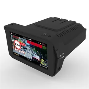 Pendeteksi Radar Kombo GPS 3 Dalam 1, DVR Mobil + Detektor Radar + GPS/Penerima GLONASS 1080P FHD Video Karadar C308