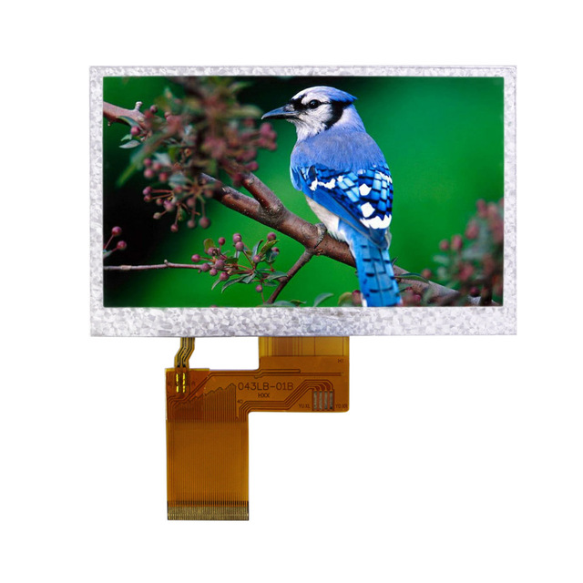 4.3 Inch TFT LCD Display Small Middle Dimension 480*272 Dots RGB Graphic with High Quality Tft Lcd Module
