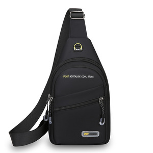 New Men's <b>Chest</b> Bag Casual Single-Shoulder Crossbody Student Sports Waterproof <b>Small</b> Backpack Outdoor Shoulder Bag - Product Image 4