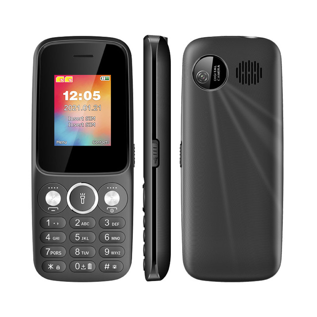 Cheap Keypad Phone UNIWA E1804 1.77 Inch Display Low Price Slim Keypad Dual SIM GSM Button Mobile Phone