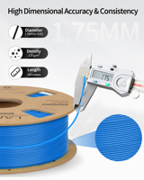 Filament 3D LANDU PLA+ 1,75 mm 1 kg, bobine de tiges en plastique pour impression 3D, température 210-230°C pour imprimantes