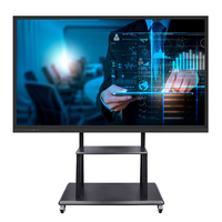 Panneau d'affichage OEM Smart Infrared Multi-points Touch 20 Points Writing Digital Boards Tableau blanc interactif