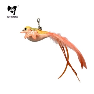 Aifeiniao Meilleure Vente Tête <span class=keywords><strong>de</strong></span> remplacement pour baguette <span class=keywords><strong>de</strong></span> chat à plumes et clochette, résistante aux morsures, jouet auto-entretenant pour chat - Product Image 3