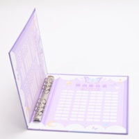 Livre de souvenirs pour camarades de classe, couverture rigide rose, classeur à six anneaux, journal d'amitié illustré, souvenir, annuaire scolaire, cadeau pour enfants et adolescents