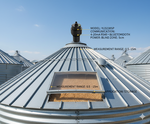 Siêu âm chống ăn mòn chống cháy nổ tích hợp nước/Mức độ Vật liệu Đo RS485 thông tin liên lạc cảm biến mức chất lỏng cảm biến - Product Image 5