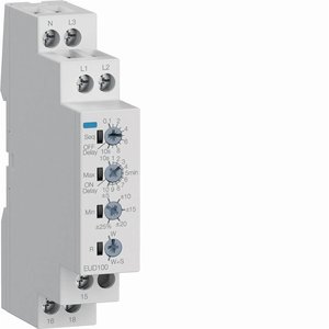 Relè di Monitoraggio Tensione EUD100 Modulo 1 DIN con Soglia Regolabile Monofase Trifase - Product Image 1